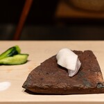 寿司つばさ - 鯛と千枚漬け