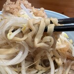 豚ラーメン enten香 - ちぢれ麺