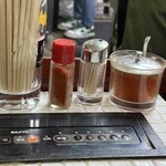 岩津屋 - テーブル調味料とIHヒーター