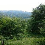 慈久庵 - テラスから望む水府の里