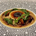 ASAHINA Gastronome - ◉鴨のフォアグラ＆ソリレス　滑らかなフランにしキャラメリゼ、ソースシュプレームにソリレスのソテー