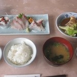 食事処マルタ活魚 - お刺身定食