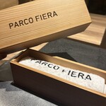 パルコ フィエラ - おしぼりが入ってた