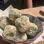 吟醸マグロ - 里芋の海苔塩からあげ