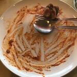 フォンターナ - 完食！アサリもトマトソースにまみれて美味しすぎて震えた☆