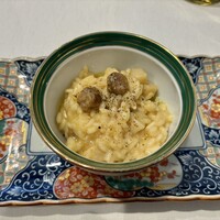 Restaurant Rue richesse - チョリソーとホタテのリゾット