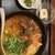 食彩雲南 過橋米線 - 料理写真:麻辣牛肉麺。杏仁豆腐付き。