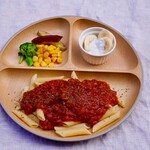 具だくさんパスタプレート