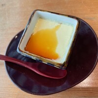 お料理 とみやま - デザートのプリン
