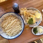 本格手打 もり豊 - もり豊天・しょうゆ・熱