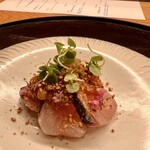 肉和食 月火水木金土日 - 旬魚の焼き霜造り