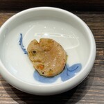 蟹王府 - 前菜1　帆立の青唐