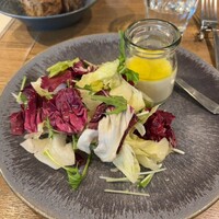 レ・ピコロ - 玉葱のプリンとサラダ