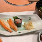 かに道楽 - かに鮨