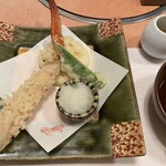 かに道楽 - かに天ぷら