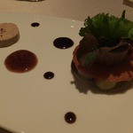 ロワゾー・パー・マツナガ - 2014/06　フォアグラとメロン