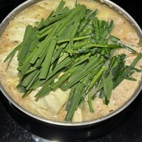 博多もつ鍋 やま中 博多店 - もつ鍋みそ味@2380円
