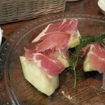 大衆食堂 瓦町ブラン - 泉州水茄子と香草オーブオイルと生ハムマリネ