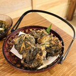 島ダイニング ゆうな - もずくの天ぷら