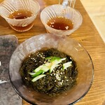 島ダイニング ゆうな - もずくのつけ麺風