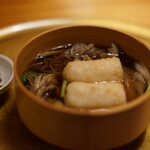 白神矢立 湯源郷の宿 日景温泉 - きりたんぽ鍋曲げわっぱ