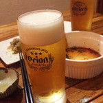 沖縄の店　南 - 「オリオンビール　樽生」　５９４円
