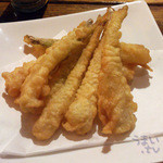 沖縄の店　南 - 「島らっきょのてんぷら」５４０円