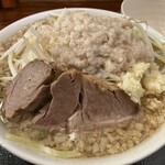 ラーメン富士松 - 富士ラーメン小S920円ニンニクありアブラマシ