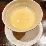 料理屋もり尋 - 牡蠣出汁の茶碗蒸し