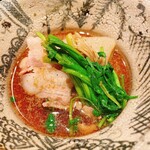 料理屋もり尋 - 源助大根、せり、いのしし