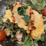 焼鳥と和味 もり田 - 料理写真:ふわふわ卵のサラダ