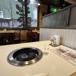 食道園 - そとは小雪模様