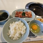 食道園 - 最初にカルビ焼肉定食
