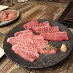 六本木焼肉　Kintan - 特上カルビと飛騨牛ハラミ