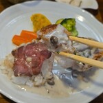 キッチン ブルー グローブ - 最初はポワレ