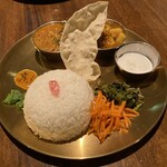 カレーと百姓 - ベジカレープレート