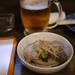 Shunka - ゴージャスお通しとまずはのビールで一杯！