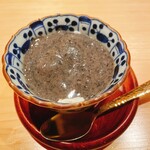 料理屋もり尋 - 黒豆ブランマンジェ