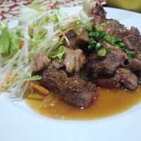たくあん・牡丹亭 - サービスステーキランチ1,500円(税込)