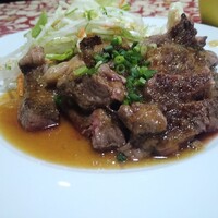 たくあん・牡丹亭 - サービスステーキランチ1,500円(税込)