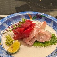 和食のあらまさ - 本マグロとヒラメのお造り