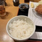 はせ川 - ご飯と小鉢