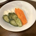 かぶら屋 - 漬物盛り合わせ
