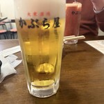 かぶら屋 - 生ビール