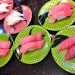 すし銚子丸 - イカ・中トロ