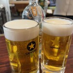 丸千葉 - 生ビールで、今年の「丸千葉」初め