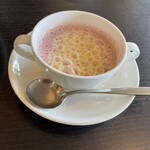 ビストロ HIBIKI - 赤蕪とキャラメルのホイップスープ