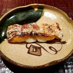 鮨みなと - 太刀魚の酒盗ソース焼