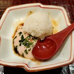 鮨みなと - 肝ソースにシャリドボン