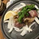 美酒&肴 和季 - 250130木　宮崎　美酒&肴 和季　炭火鶏もも陶板焼き1,250円